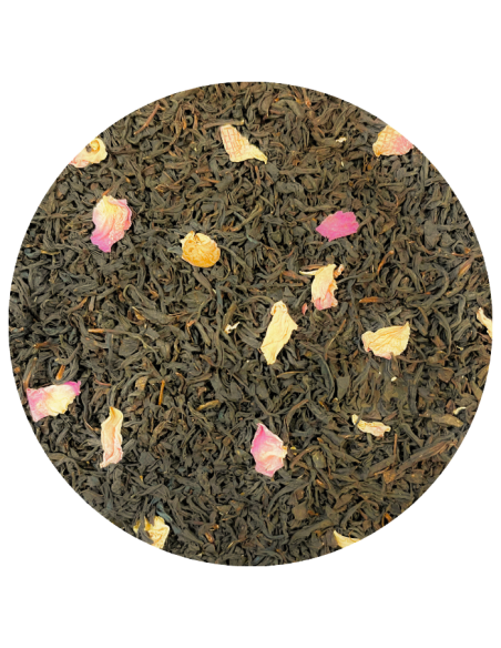 Thé noir à la rose bio