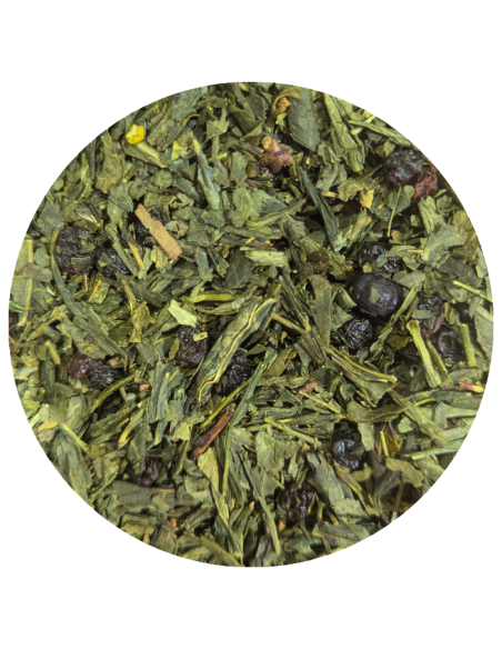 Sencha à la myrtille